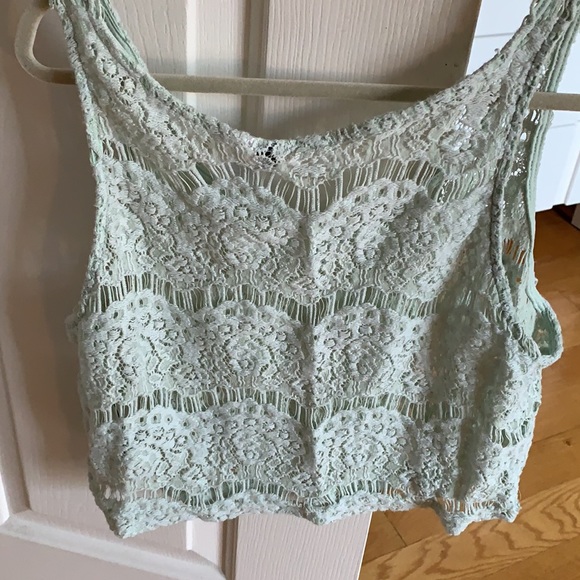 Mint Swimsuit Cover-Up Top - Picture 3 of 3